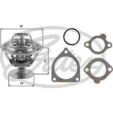 Termostat,lichid racire TOYOTA CELICA IV (_T16_), Sedan, 08.1985 - 08.1989 Gates TH39082G1