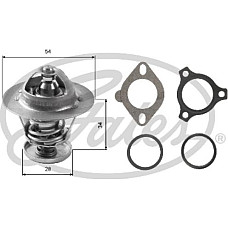 Termostat,lichid racire TOYOTA HIACE I (_H11, _H2_, _H3_, _H4_), Autobuz, 02.1977 - 11.1982 Gates TH26988G1