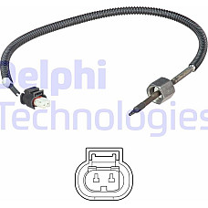 Senzor. temperatura gaze evacuare Senzor temperatura evacuare MERCEDES C A205 C C205 C W205 C T-MODEL S205 CLS C2 MERCEDES-BENZ C-CLASS (C205), Compartiment, 10.2015 - Delphi TS30222