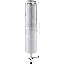 Filtru combustibil cu garnitura BMW 1 E81 1 E82 1 E87 1 E88 3 E46 5 E60 5 E61 5 F10 5 F11 5 GRAN TURISMO F07 6 E6 BMW X5 - III (F15, F85), Crossover, 08.2013 - 07.2018 Mann-Filter WK 5002 x