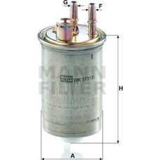 Filtru combustibil FORD FOCUS I TOURNEO CONNECT TRANSIT CONNECT 1.8D 08.98-12.13 FORD FOCUS (DFW), Sedan, 02.1999 - 11.2009 Mann-Filter WK 853/18