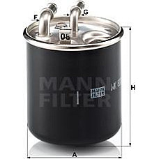 Filtru combustibil cu garnitura MERCEDES A W169 B SPORTS TOURER W245 C C204 C T-MODEL S204 C W204 E A207 E C207 E MERCEDES-BENZ M-CLASS (W166), Crossover, 06.2011 - 12.2015 Mann-Filter WK 820/2 x