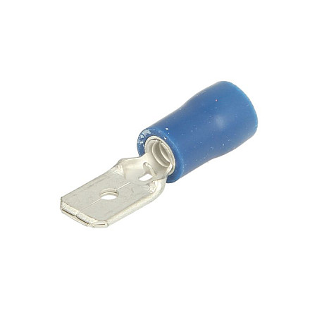 Conector electric Opak. 100 szt. Koncowka izolowana meska  jezyczek niebieskie 63x08 mm DRESSELHAUS 4611/772/51 119452
