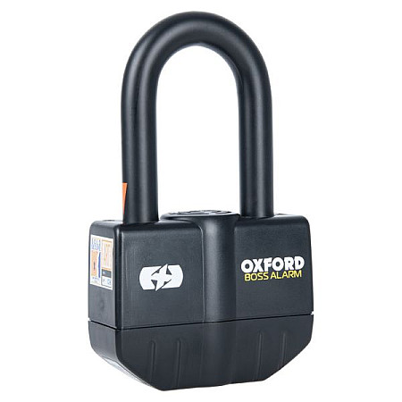 Protectie impotriva furtului Blocare disc frana cu alarma OXFORD Big Boss culoare negru mandrin 16mm LK484