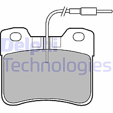 Set placute de frana Fata CITROEN AX SAXO PEUGEOT 106 II 1.0-Electric 12.86-07.04 DELPHI LP0563