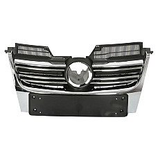 Grila radiator Grila frontala salon statii de tren complet crom/negru VW GOLF V JETTA III 1.4-3.2 10.03-10.10 -10.10 BLIC 6502-07-9544990P