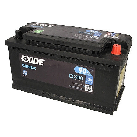 Acumulator Pornire Acumulator EXIDE 12V 90Ah/720A CLASSIC R+ en 353x175x190 B13 pornire EXIDE EC900