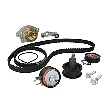 Set pompa apa + curea dintata Set de distributie curea + intinzator + pompa de apa  SEAT LEON TOLEDO II VW BORA BORA I GOLF IV LUPO I POLO III 1.4 04.96-06.06 HEPU PK05571
