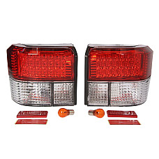 Lampa spate Rear lamp LED/P21W indicator colour transparent glass colour red  VW TRANSPORTER T4 Bus / Chassis / Full body / Platform 09.95-04.03 DEPO 441-1919P4BEVCR