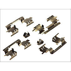 Set accesorii, placute frana Kit montare placute frana Fata TOYOTA CAMRY 2.4/3.0 08.01-11.06 QUICK BRAKE QB109-1613
