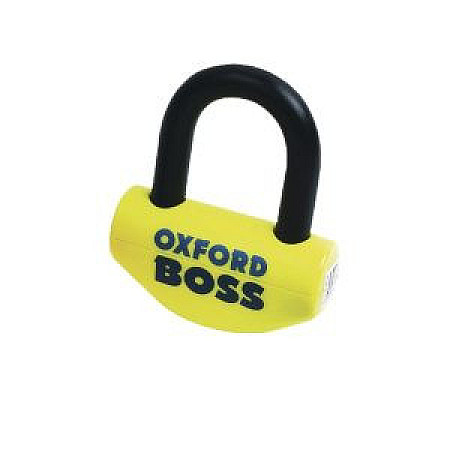 Anti-furt disc frana Lock Boss colour yellow mandrel 16mm OXFORD OF46B