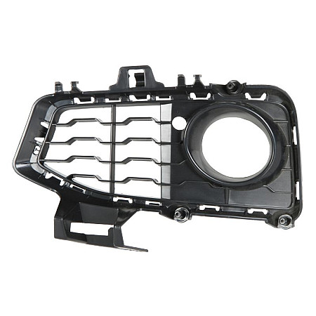 Amortizor soc, bara protectie Acoperire bara fata Stanga M-PAKIET cu gauri pentru lampa de ceata negru  BMW 4 F32 F82 4 F33 F83 4 GRAN COUPE F36 07.13-05.21 07.13- BLIC 6502-07-0070915P
