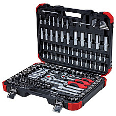 Set scule GEDORE -172 BUC - SET DE CHEI TUBULARE 1/4 + 3/8 + 1/2 GEDORE R45603172