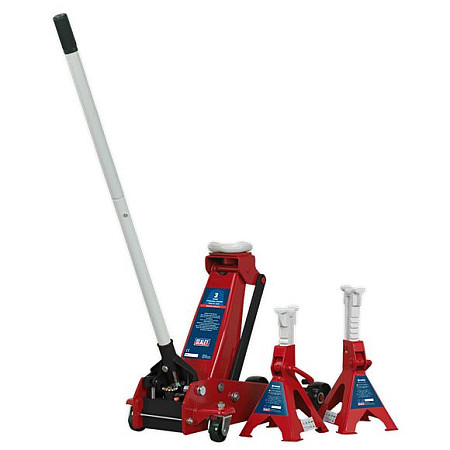 Cricuri / Standuri / Suporti portabili SEALEY Cric tip crocodil capacitate: 30t inaltime de ridicare: 133-515mm + suporti sustinere 3T 287-427mm SEALEY SEA 3010CX
