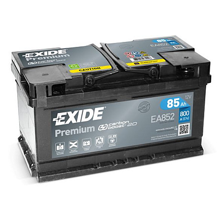 Acumulator Pornire Acumulator EXIDE 12V 85Ah/800A PREMIUM R+ en 315x175x175 B13 pornire EXIDE EA852