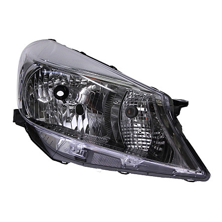 Far Lampa frontala Dreapta H4 electric cu motor culoare insert: cromat TOYOTA YARIS YARIS/HATCHBACK -07.14 TYC TYC 20-14193-05-2