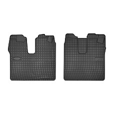 Set covorase cauciuc Floor mats Rubber 2 pcs BASIC colour neagra MAN TGA TGL I TGM I TGX I 04.00- wide cab MAMMOOTH MMT A040 0070