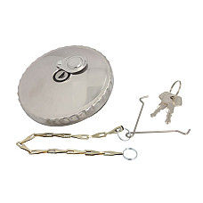 Buson, rezervor de combustibil Capacul rezervorului de combustibil latime 80mm cu cheie cu lant metal MAN E2000 F2000 FOC G G90 L2000 TGS I MERCEDES NG IVECO DAILY IV 08.73- FEBI BILSTEIN 06056