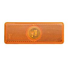 Lampa gabarit Outline marker lights L/R shape: rectangular orange LED height 45mm width 120mm embossed 24V MAN TRUCKLIGHT SM-MA006