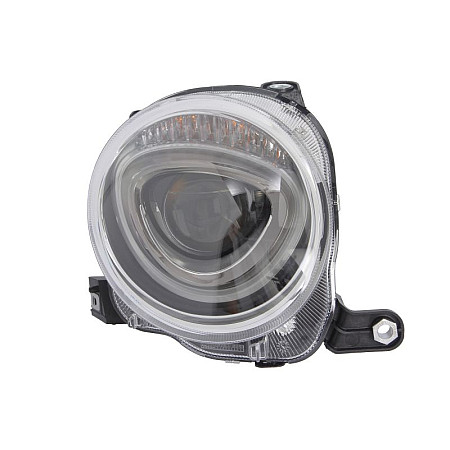 Far Lampa frontala Dreapta halogen H7 electric cu motor bec ABARTH 500 / 595 / 695 500C / 595C / 695C FIAT 500 500 C MAGNETI MARELLI 712000815332