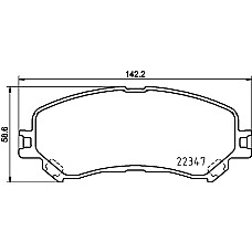 Set placute de frana Fatacu suruburi de ghidare a etrierului de frana fara optionale RENAULT ESPACE V GRAND SCENIC IV MEGANE IV SCENIC IV TALISMAN 1.2-2.0D 02.15- BREMBO P 68 067