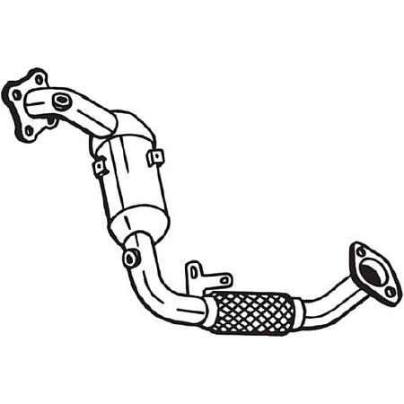 Catalizator  FORD C-MAX II FOCUS III FOCUS III/KOMBI GRAND C-MAX MONDEO V TOURNEO CONNECT V408 NADWOZIE WIELKO TRANSIT CONNECT V408/MINIVAN 1.0 02.12- BOSAL BOS090-206