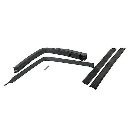 Bandou de fixare, rezervor combustibil Montare rezervor de combustibil lungime 620/680 suport complet cu clema cauciucuri PETERS 039.048-00