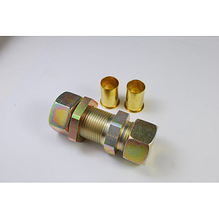Cap de cuplare Montare TEKALAN Bulkhead/drept/insurubate metal cantitate per impachetare: 1buc Con conectori insurubati butoi RECTUS CSSV 22