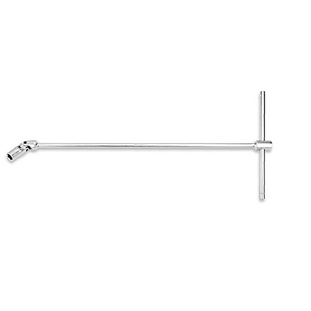 Cheie tubulara pivotant 6 puncte dimensiune metrica: 8 mm lungime: 390mm-200mm maner: glisant / metal / tip T TOPTUL CTKB1208