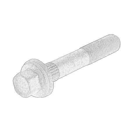 Surub clema, articulatie sarcina/ghidare Swingarm screw rear TOYOTA CAMRY C-HR COROLLA PRIUS PRIUS PHV PRIUS PLUS RAV 4 V YARIS 1.0-3.5 11.14- OE TOYOTA 90119-12436