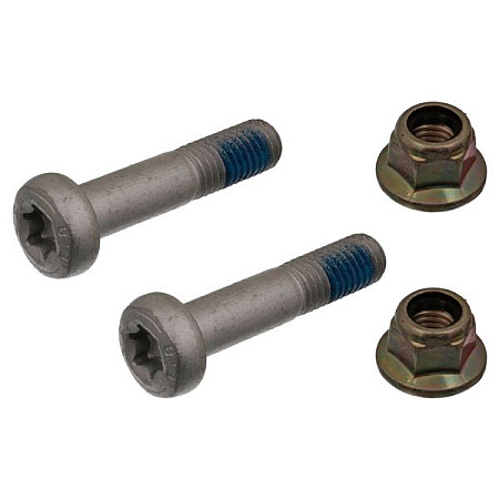 Set surub clema, articulatie sarcina/ghidare Element de montare a osului dorit Fata Dreapta/Stanga suruburi piulite M12x175 L = 55mm FORD MONDEO I MONDEO II MONDEO III 1.6-3.0 02.93-03.07 FEBI FE24389