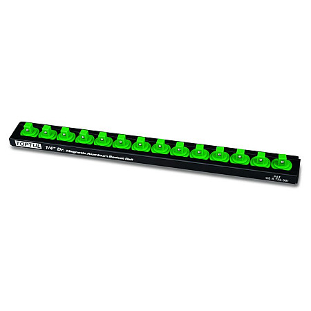 &quot;Tubulare si accesorii Accesorii benzi pt atasamente 1/4&quot;&quot; magnetic aluminiowa lungime 240mm mozliwosc zamocowania 14 nasadek&quot; TOPTUL PBKB2B26143