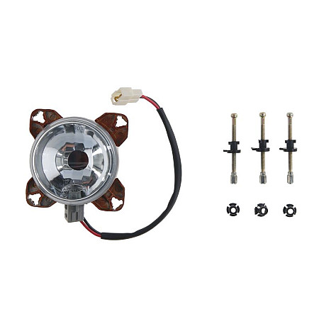 Far Universal headlamp L/R H7 12/24V diameter 90mm transparent position lights T4W long-short beam NEOPLAN FORD CARGO 01.03- TRUCKLIGHT HL-UN106
