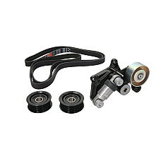 Set curea transmisie cu caneluri Multi-V-belt set with tensioner MERCEDES C T-MODEL S203 C W203 E T-MODEL S211 E VF211 E W211 2.1D/2.2D/2.7D 03.01-07.09 GATES GATK036PK2260
