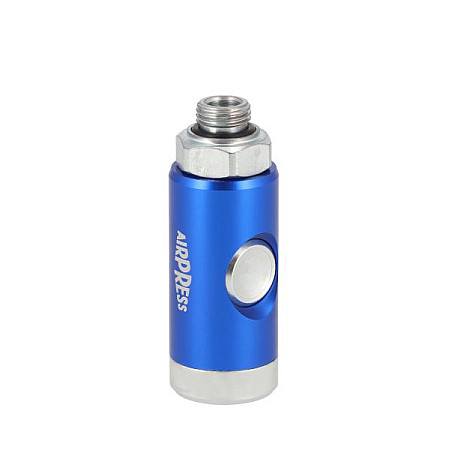 &quot;Elemente si racorduri sisteme pneumatice Quick coupler 1/4&quot;&quot; outer pressure bar: 12bar EURO standard flow 1500l/min safe with button&quot; AIRPRESS 43ESI071151