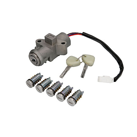 Set post, cheie Intrerupator de aprindere cheie fara transponder IVECO STRALIS I 10.3D-7.8D 01.06- AKUSAN IV-IS-002