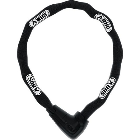 Protectie impotriva furtului Lant cu elemente de fixare ABUS Steel O Chain 9808 140 BK culoare negru 14m veriga lant 8mm blocare butoi Plus ABUS0069412