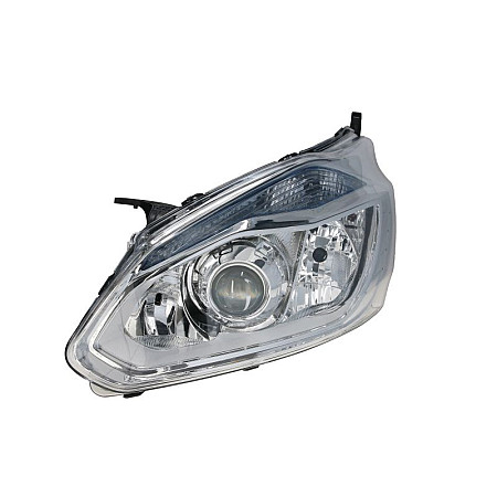 Far Lampa frontala Stanga H1/H15/H7 electric cu motor culoare insert: cromat FORD TOURNEO CUSTOM V362 TRANSIT CUSTOM V362 -07.18 TYC TYC 20-15316-05-2