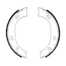 Set saboti frana, frana de mana Sabot frana MERCEDES A W168 G W461 G W463 SPRINTER 2-T B901 B902 SPRINTER 3-T B903 VARIO VARIO B667 B670 B668 VARIO B670 VARIO B670 1.6-Electric 09.89- ABE CRM004ABE