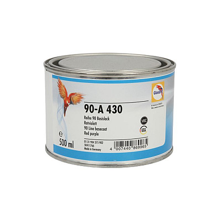 Vopsele Vopsea 05 l rosu tip de pulverizare: pistol GLASURIT 50411766