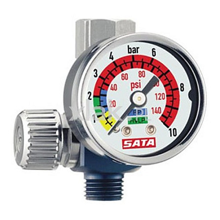 Pistoale pe aer si accesorii SATA Manometru cu reductor 0-845 SATA 27771