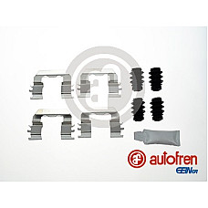 Set accesorii, placute frana Kit montare placute frana Fata KIA RIO III 1.1D-1.4D 09.11- AUTOFREN SEINSA D4-2914A