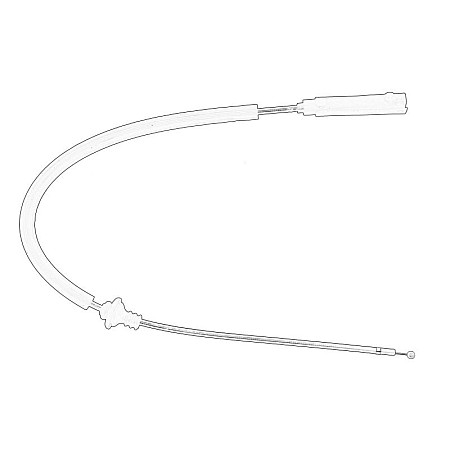Cablu deschidere capota Engine hood cable /740mm from lever AUDI A3 1.2-3.2 05.03-05.13 OE VW 8P0 823 535C
