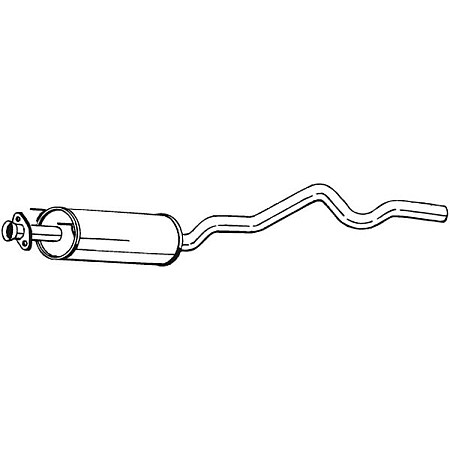 Toba esapamet intermediara Sistem de evacuare a amortizorului  OPEL ASTRA F ASTRA F CLASSIC ASTRA F/KOMBI 1.4-2.0 09.91-01.05 BOSAL BOS283-321