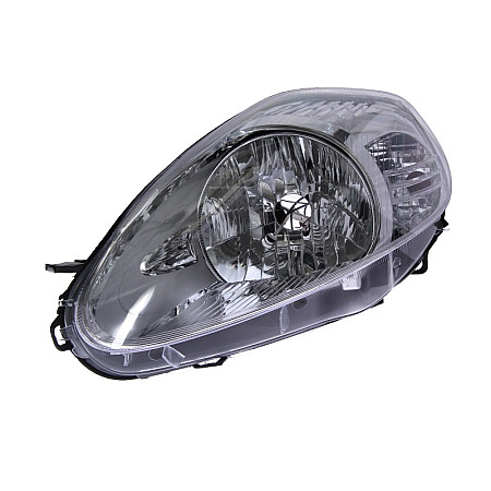 Far Lampa frontala Stanga H4 electric cu motor culoare insert: cromat ABARTH GRANDE PUNTO FIAT GRANDE PUNTO TYC TYC 20-0850-25-2