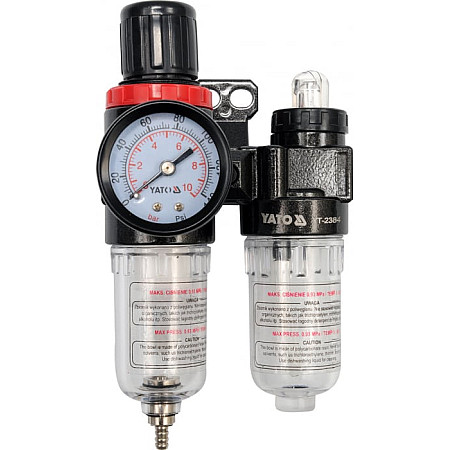 Filtru Cu Reductor 25Cm3+Rez.Ulei 15Cm3 YATO YT-2384