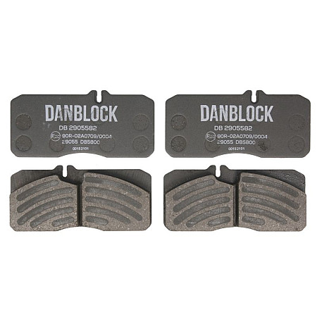Set placute de frana Fata WABCO 1000 V-G MAN L2000 D0824FL01-D0836LFL02 06.93- DANBLOCK DB 2905582