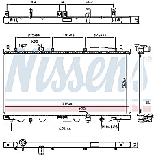 Radiator, racire motor Radiator motor Manual  HONDA CITY V 1.3 NISSENS NIS 681394