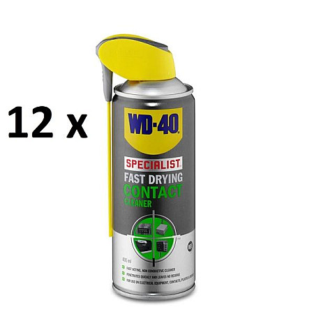 Agent de curatare elemente electrice Elemente electrice chimice 400 ml pentru curatare si conservare protectie impotriva umiditatii aplicatie: curatare contact WD-40 WD 40 CONTACT CL. K12PCS