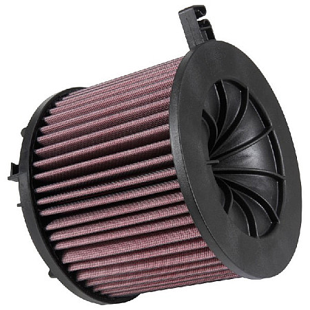 Panou de filtrare (cartus) Filtru aer sport   Round dl  168mm szer  98mm wys 140mm AUDI A4 ALLROAD B9 A4 B9 A5 A6 C8 Q5 1.4-3.0DH 08.09- K&amp;N E-0646
